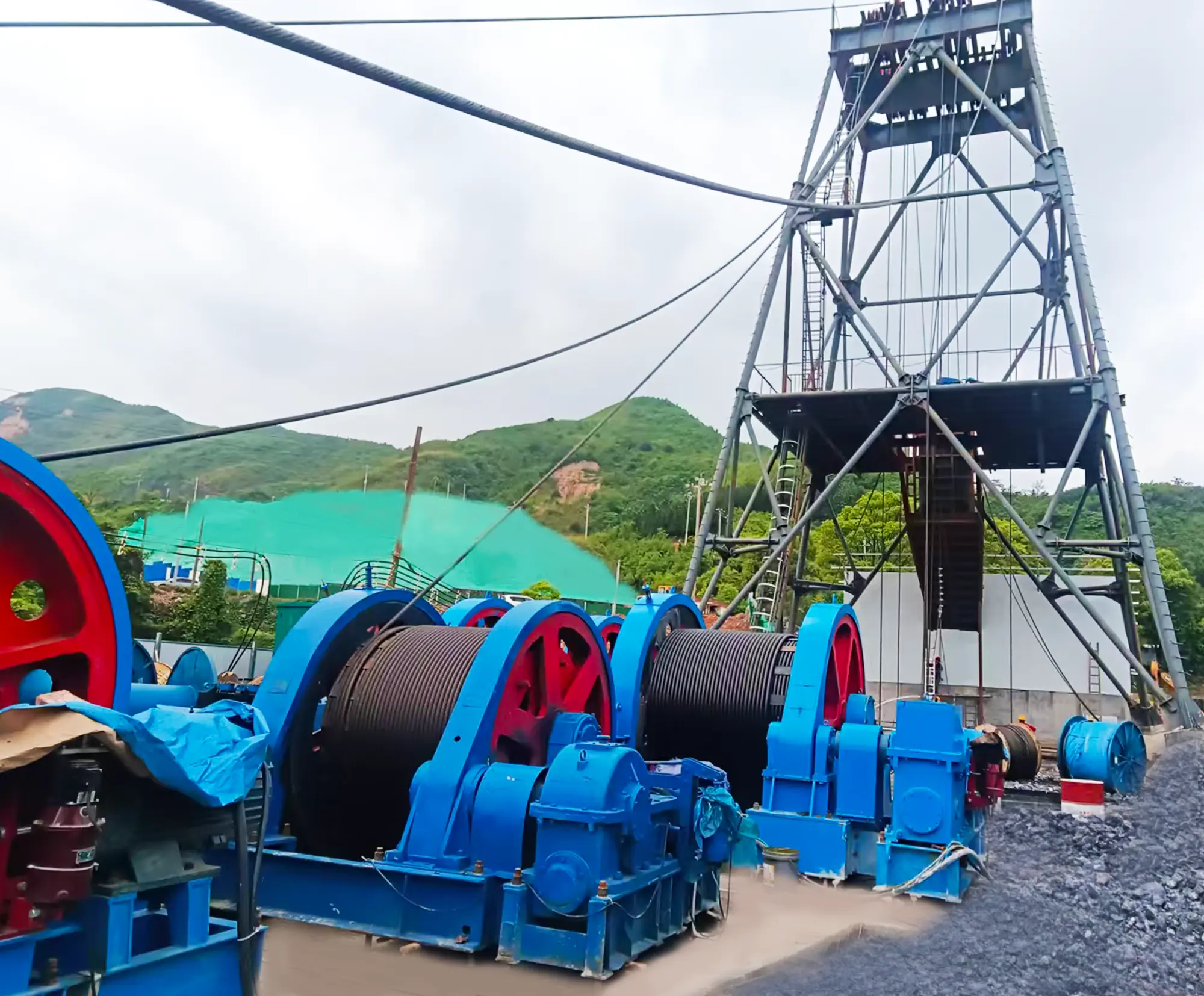 JZ shaft sinking winch
