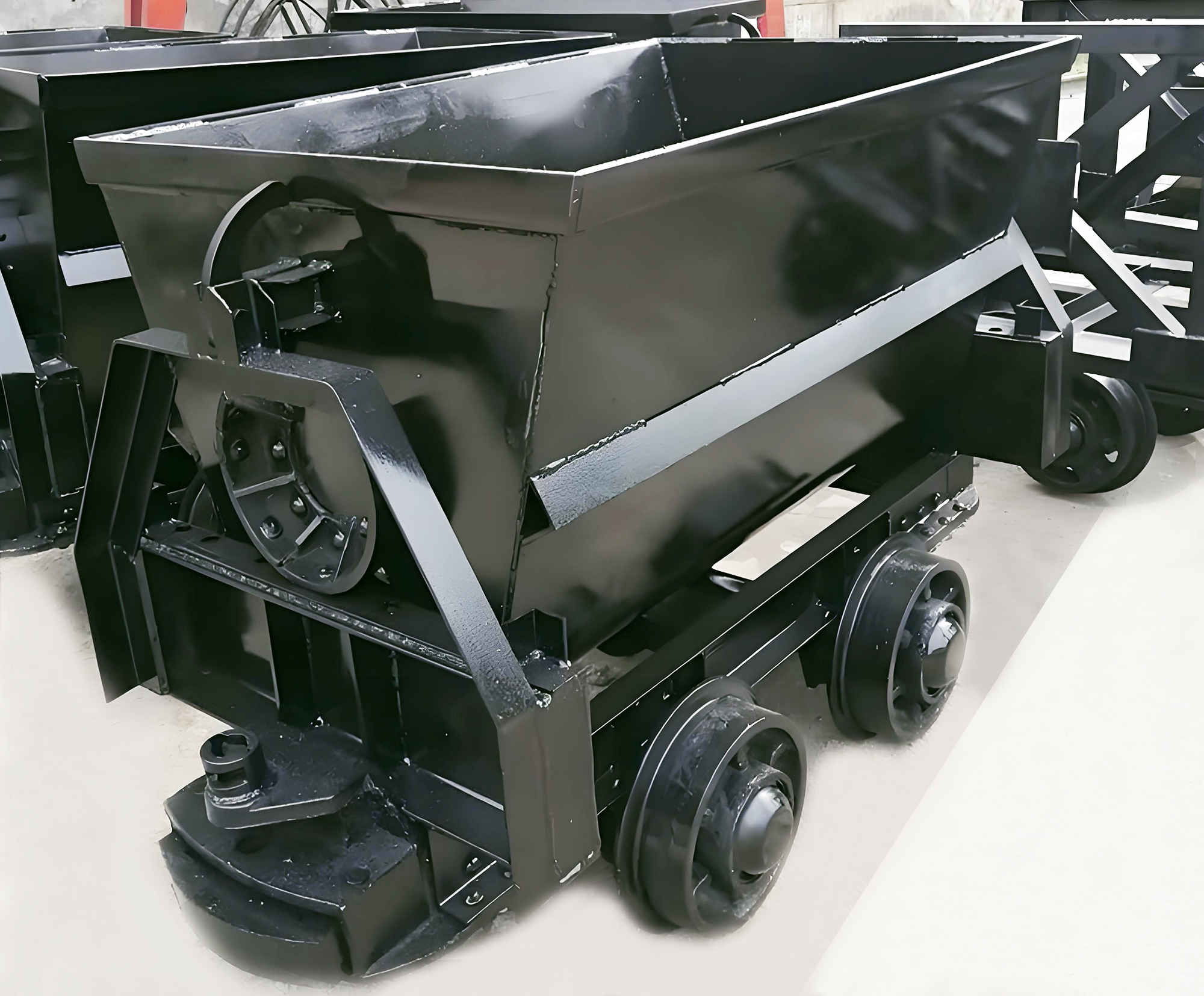 dumping mine car