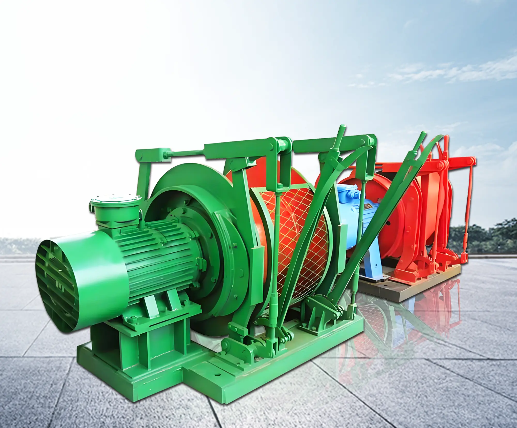 Hydraulic dispatch winch