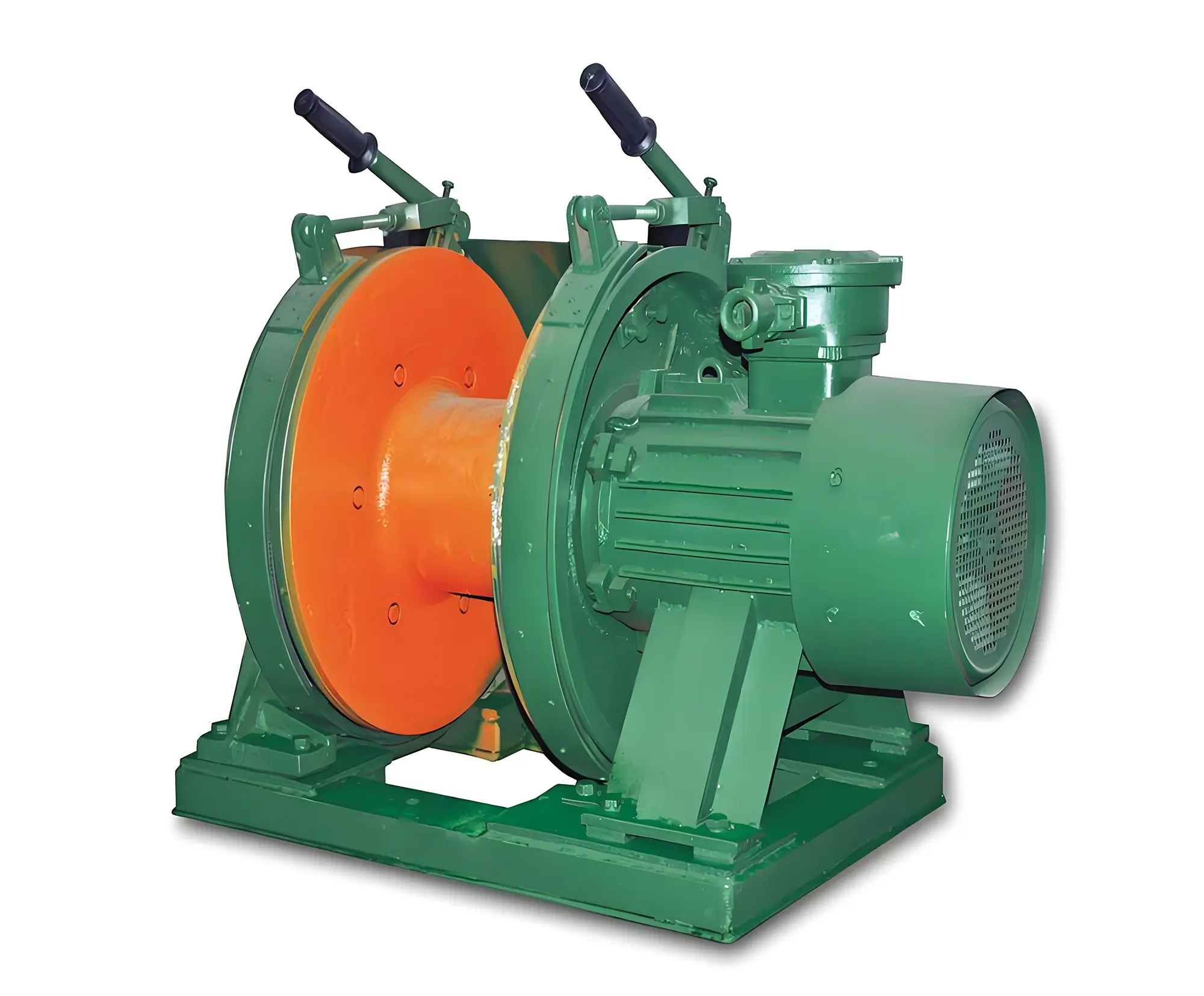 Hand brake scheduling winch
