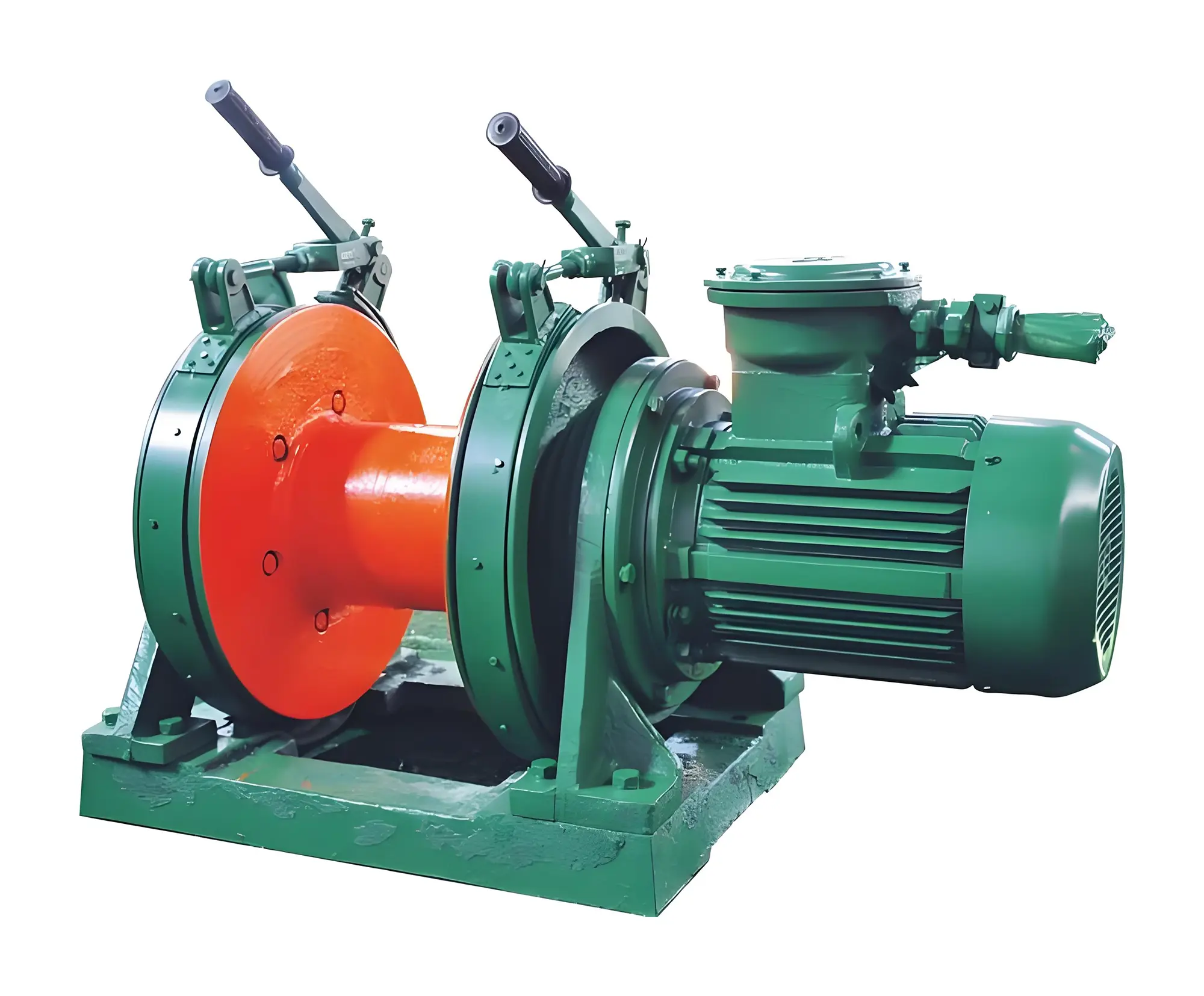 Hand brake scheduling winch