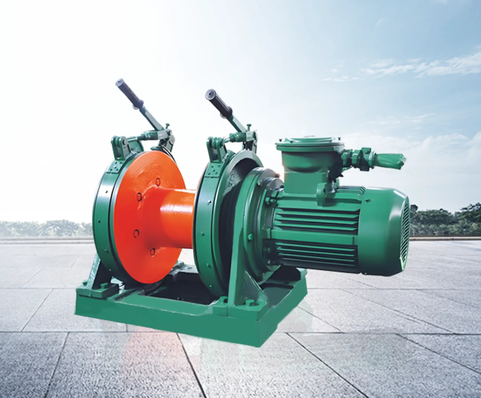 Hydraulic dispatch winch