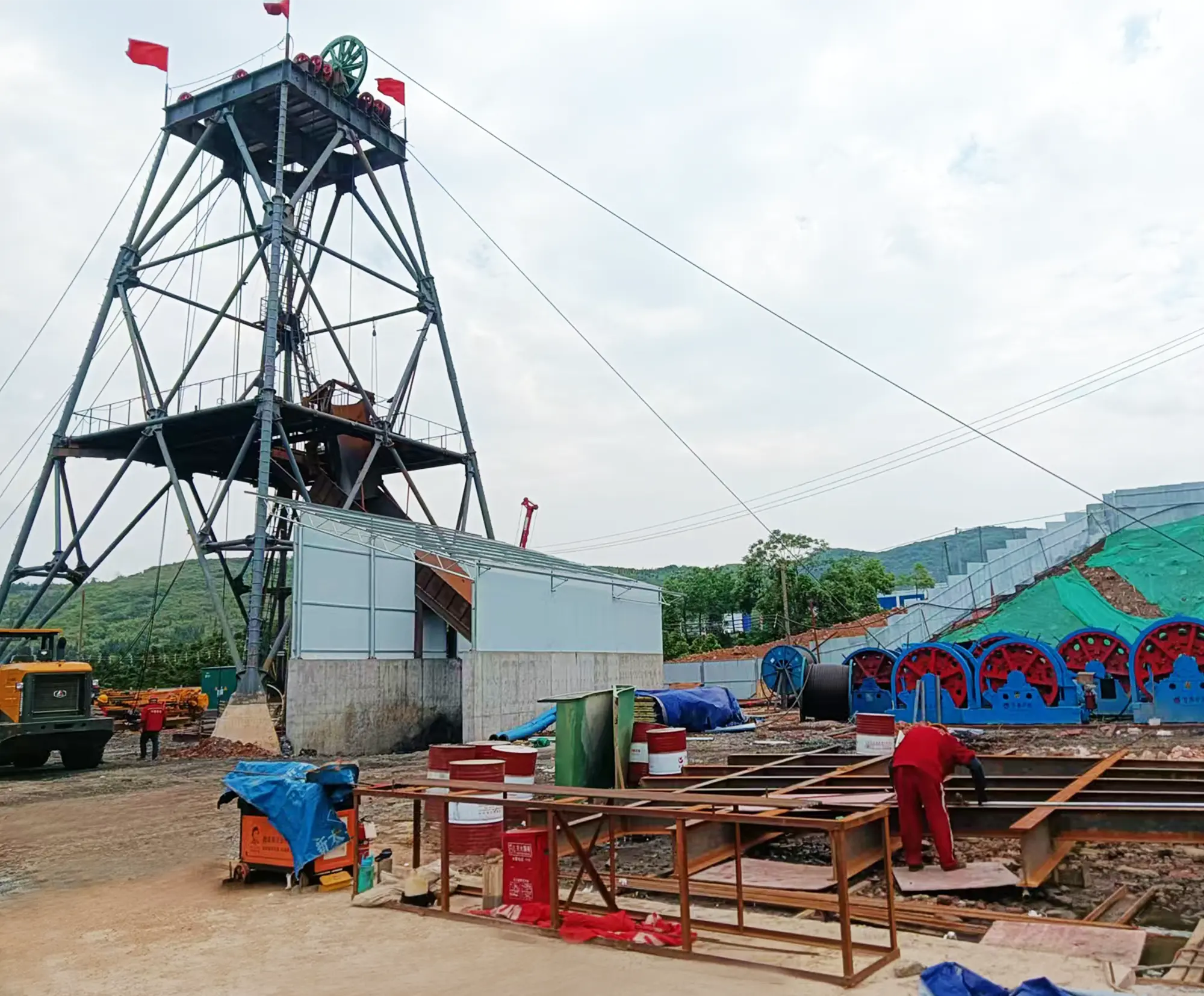Sinking Headframe