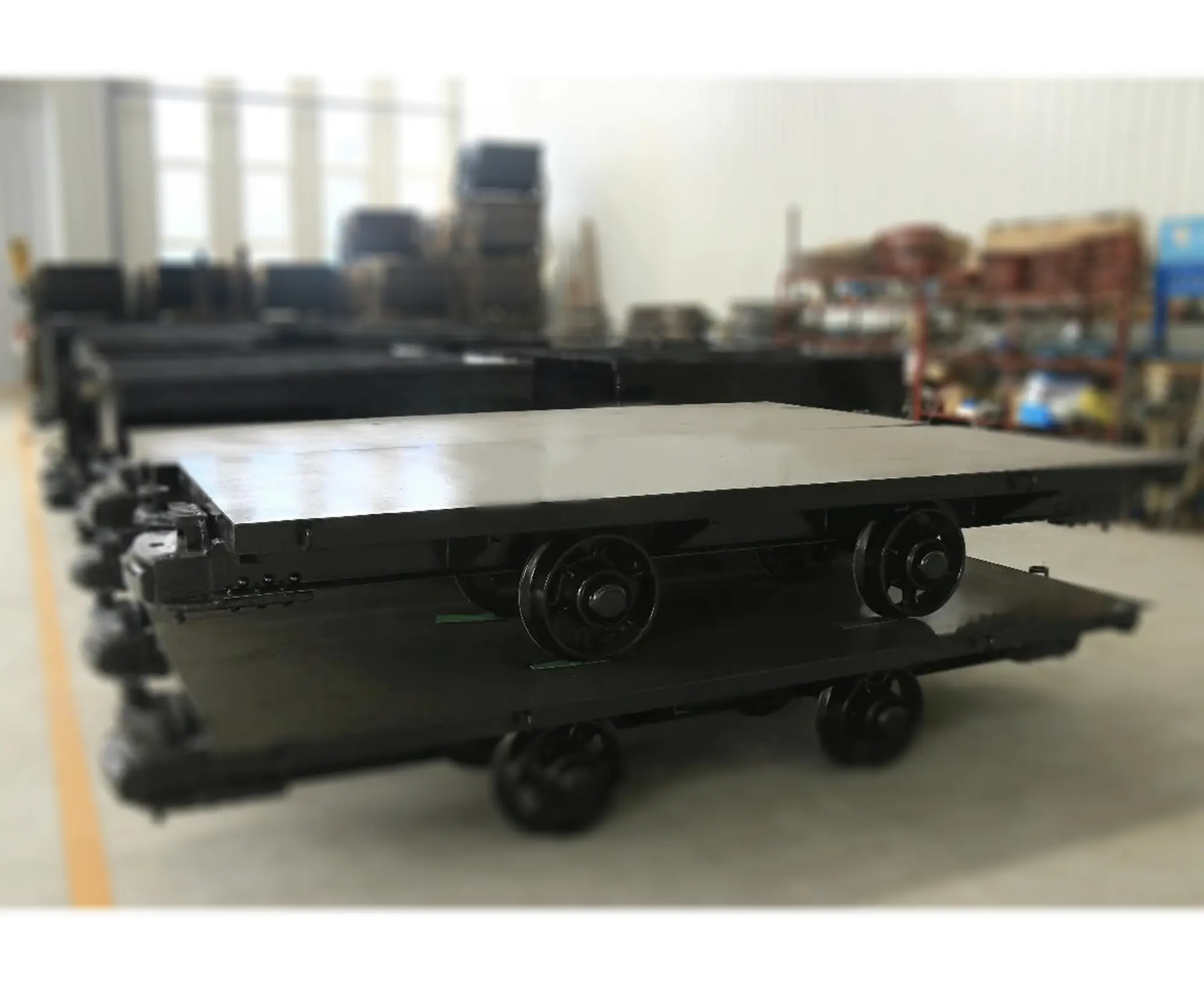 flat-deck mine car