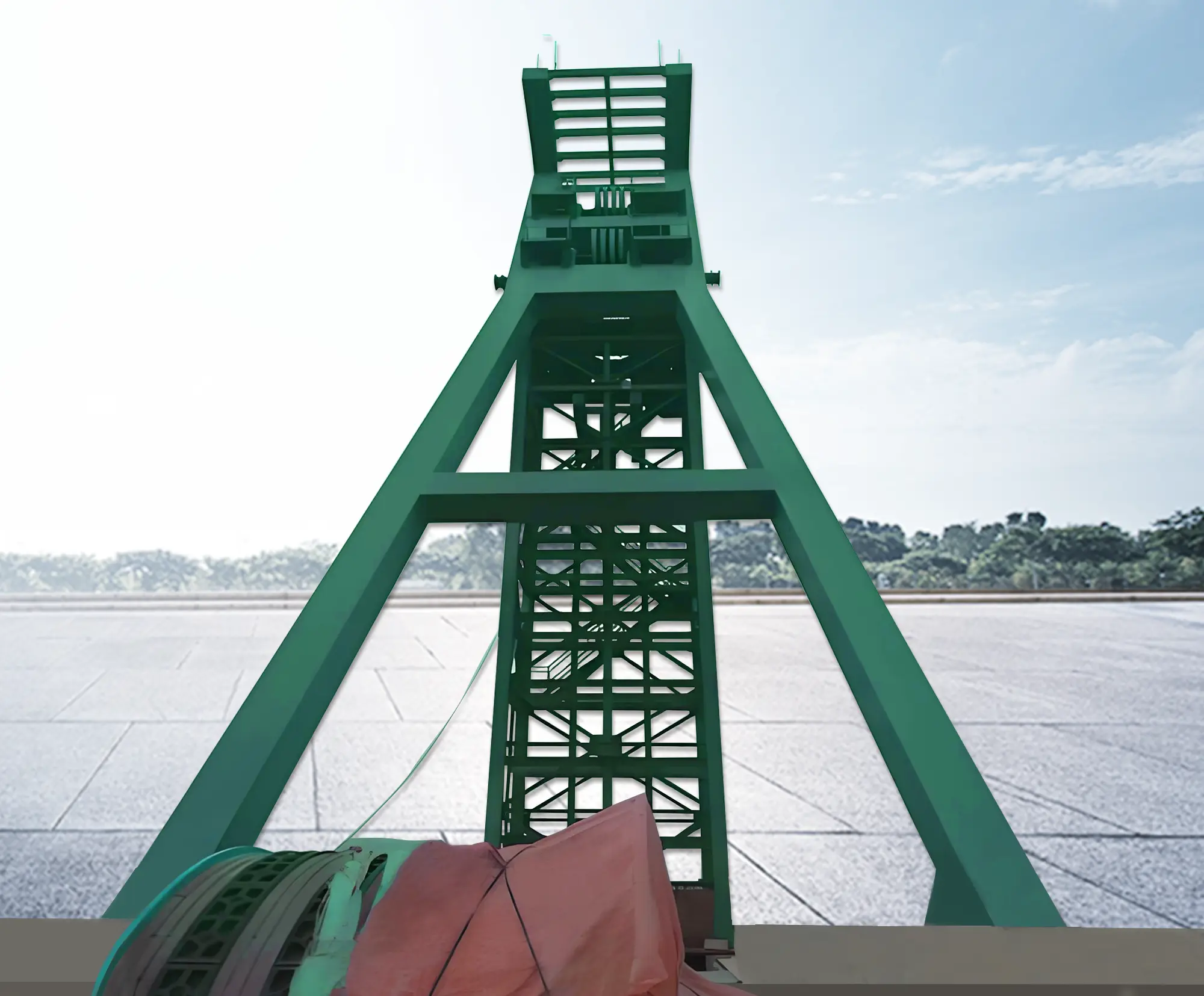 Permanent headframe